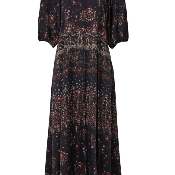 Rebecca Taylor Gossamer Midi  Dress - Picture 7 of 11